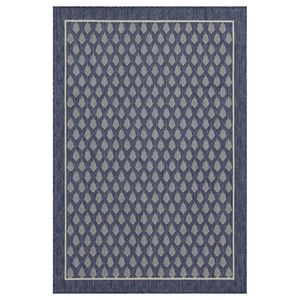 Sunshine gc _ har2007 Blue 7 Ft. 10 In. X 10 Ft. 3 In. Tappeto interno/esterno - Product Image 2