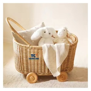 Poussette en rotin de haute qualité et poussette en rotin de l'usine du Vietnam avec une bonne remise expédition rapide et assistance - Product Image 1