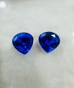 Natural Tanzanite Pair VVS Top Quality Loose Gemstone Matching Pair Certified Tanzanite <b>Stones</b> for Earrings Jewelry Making - Product Image 4