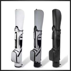 Sac de golf pliable en cuir PU de qualité supérieure, durable, imperméable, avec support automatique et housse de pluie assortie pour demi-jeu - Product Image 4