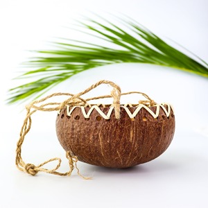 Tazón de Cáscara de Coco Natural para Ensaladas y Smoothies, Se Acepta OEM para Exportación, Juegos de Vajilla Hechos en Vietnam - Product Image 5