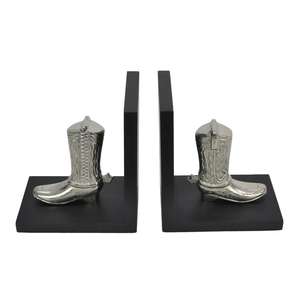 Sujetalibros Portátiles y Elegantes, Artículos de Regalo Empresariales, Diseño Escultural Hecho a Mano, Sujetalibros Metálicos con Forma de Bota, Decoración Moderna - Product Image 6