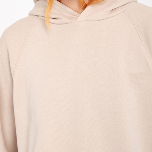 Sweat à capuche oversize pour femme de haute qualité, idéal pour l'hiver, avec logo personnalisé sur le devant, mélange polyester/coton - Product Image 6