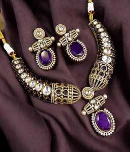 Elegant Gold Plated <b>Statement</b> <b>Necklace</b> with Pink Crystal and Imitation Pearl Beads for Women Wedding Jewelry - Product Image 2
