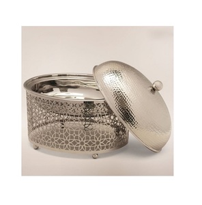 Designer Stainless Steel Chafing Dish <b>Warmer</b> Customized Size Round Shape Wedding <b>Buffet</b> Serveware By Home Arts - Product Image 6