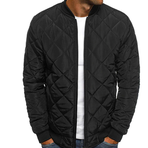Wholesale <b>Men</b> Bomber <b>Jacket</b> Good Quality <b>Lightweight</b> Zipper Closer Customised Logo Printing Casual Wear OEM Supply - Product Image 4