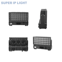 Luz Móvil LED RGBW de 1200W 40x30W, IP65 Impermeable, Aleación de Aluminio, Iluminación para Escenarios Exteriores, Control DMX512, 20000 Horas