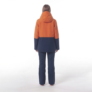 Conjunto de Traje de Esquí con Capucha para Mujer, Impermeable, Cortavientos, Transpirable, Chaqueta y Pantalones de Invierno para Actividades al Aire Libre - Product Image 2