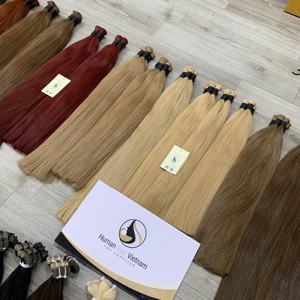 Cheveux humains en vrac cheveux vierges platine noir blond Double dessiné Coletas Humano Cabello Extensions de cheveux humains - Product Image 3