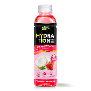 Agua de Coco NFC Lista para Beber, Sabor Fresa y Sandía, 500ml, Bebida Refrescante, Hidratación Natural, Precio de Fábrica, OEM, ODM - Product Image 1