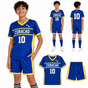 Kit de maillot de football personnalisé par sublimation, vêtements d'équipe de football pour jeunes - Product Image 5