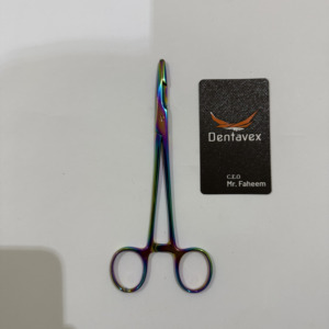 Portaagujas de Alta Calidad, Instrumento Quirúrgico de Acero Inoxidable con Mordazas Dentadas, Autoclavable, Grado Médico, Dentavex Corporation - Product Image 1