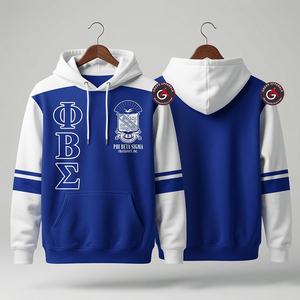 Zeta phi Beta เสื้อมีฮู้ดผ้าฟลีซปักลายสำหรับสตรีเสื้อวิ่งออกกำลังกายสไตล์ตามสั่ง - Product Image 2