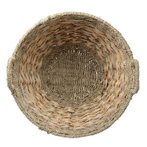 Cesta de mimbre marino adornada con jacinto de agua, cesta de almacenamiento hecha a mano, venta al por mayor, ecológica, hecha en Vietnam - Product Image 5
