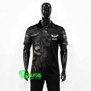 Camisetas de Polo Personalizadas SAFA SPORTS para Billar, Sublimadas, Uniformes para Equipos de Snooker, Ropa Deportiva de Secado Rápido - Product Image 4