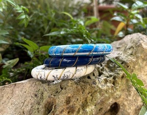กำไลข้อมืองานฝีมือเรซิ่นสุดหรู ดีไซน์เก๋สำหรับผู้หญิงแฟชั่น - Product Image 5