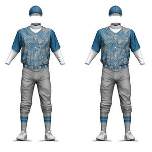 Conjunto de camiseta y pantalones de béisbol recién llegado, transpirable, suave y 100% poliéster, en venta. - Product Image 2