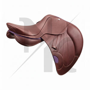 Silla de montar inglesa de cuero genuino de primera calidad, suave, cómoda y duradera, productos de carreras de caballos ingleses de la India. - Product Image 2