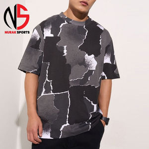 Camiseta Personalizada de Alta Calidad, 220 g/m², 100% Algodón, Transpirable, Estilo Vintage, Hombros Caídos, Cuello Redondo, Manga Corta - Product Image 1