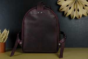 Hot Sale Custom Logo Genuine Leather Mini Backpack Women <b>Small</b> Cowhide Rucksack Luxury Ladies Travel <b>Bag</b> LSBP-0126 - Product Image 4