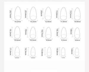 Offre Spéciale – 24 faux ongles français en ABS à presser, de haute qualité, pour femmes, personnalisés, forme amande, fournitures de luxe pour ongles - Product Image 6