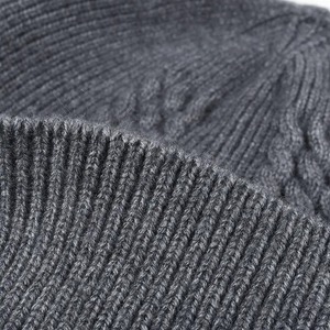 Chunky Knit Beanies Premium Soft Acrylic Warm <b>Winter</b> Hat Comfortable Streetwear Trendy Outdoor <b>Cap</b> for Men and Women jacquard - Product Image 2