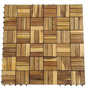 Baldosas de Madera Sintética Modernas de Alta Calidad, 30x30 cm, Sistema de Bloqueo Dual, para Exteriores, Patio, Balcón, Terraza, Jardín, Fáciles de Instalar - Product Image 3