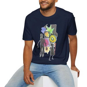 T-shirt pour homme, imprimé DTF, design tendance, manches courtes, tissu doux, couleur personnalisée, confortable pour tous les jours - Product Image 4