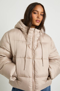 Chaqueta Acolchada de Invierno con Capucha, Diseño Nuevo, Hecha a Medida, Tejida, de Lona, Transpirable, Impermeable, con Cremallera para Mujer - Product Image 3