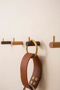 Luxury <b>wall</b> accessory home organisation accessory Scandinavian style <b>hook</b> minimalist decor <b>hook</b> premium <b>wall</b> fitting wooden - Product Image 4