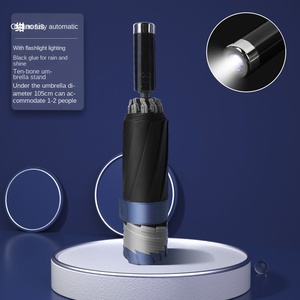 Modern 10-Segment <b>Automatic</b> LED Flashlight Reflective Edge Creative Mini Business Festival Advertising <b>Umbrella</b> Business Gifts - Product Image 6