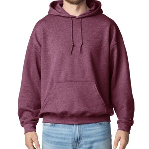 Sudadera con Capucha en Oferta, Color Sólido, Corte Regular Básico, Ligera, Informal, Estilo Urbano, Sudadera de Felpa de Algodón Ecológico - Product Image 1