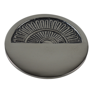 Support de sous-verre coloré et arrondi, design en métal massif de qualité supérieure, idéal pour la décoration de table, finition de haute qualité - Product Image 4