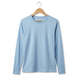 Solid Long Sleeve Casual Women T Shirt Premium Cotton Fabric Breathable Lightweight Daily Fashion Wear <b>Top</b> - Product Image 5
