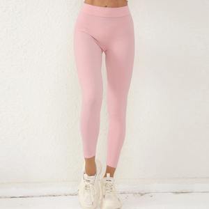 Leggings Deportivos de Cintura Alta para Mujer, Estilo Nuevo OEM, Personalizables con Marca, Pantalones de Gimnasio sin Costuras, Compresión, Spandex/Poliéster, Secado Rápido - Product Image 1
