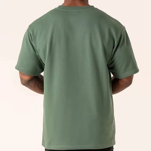 Camisetas Clásicas y Ajustadas Premium para Hombre - Camisetas de Manga Corta Tejidas 100% Algodón, Ecológicas y Transpirables para Hombre - Gris - Product Image 2