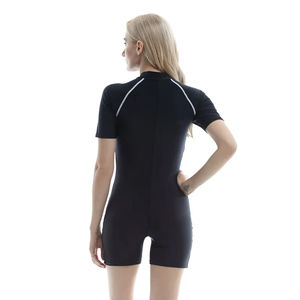 Wholesale Factory Supply Womens One-Piece Waterproof Quick Dry Swimwear with Custom Logo High Quality Polyester/Cotton OEM - Product Image 3