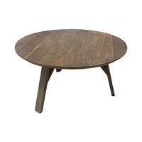 Ensemble de tables basses en bois massif de luxe nordique, design moderne, mobilier de salle à manger et de salon, inspiré du style vintage et de la ferme, personnalisable
