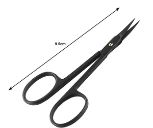 Tijeras de Uñas Profesionales Sharp Premium Black Plasma, de Acero Inoxidable, Hoja Curva, Ligeras, Reutilizables y Duraderas para Manicura - Product Image 2