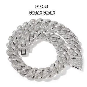 Collar con Colgante de Alta Calidad, Joyería Hip Hop, Cadena Brillante con Piedras, para Hombre y Mujer, Estilo Urbano, Disponible para la Venta - Product Image 4