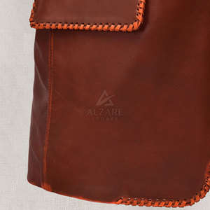 เสื้อเบลเซอร์หนังสุดหรู ดีไซน์เรียบหรู ปิดด้วยกระดุม สวมใส่สบายตลอดวัน - Product Image 6