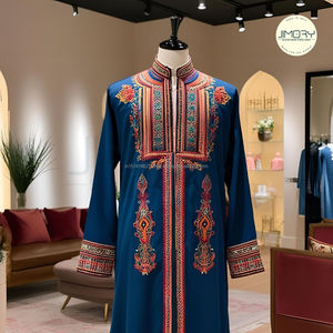 Thobe Islámico Personalizado al por Mayor para Mujer, Túnica Moderna de Manga Larga de Oriente Medio, Talla Grande, Viscosa Elástica en Cuatro Direcciones, Transpirable para Uso Diario - Product Image 2