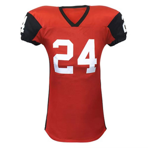 Conjunto de Uniforme de Fútbol Americano Personalizado para Hombre, Jersey de Malla de Secado Rápido, Pantalones de Equipo, Cuello en V, Uniforme Deportivo de Entrenamiento - Product Image 6