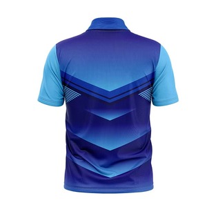 Quick Dry For Men Shirt Short Sleeve Golf Shirt <b>Athletic</b> Digital Printing Woven Fabric Front Custom Logo - Product Image 4