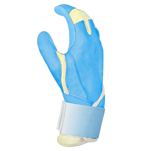 Gants de frappeur de baseball personnalisés pour hommes, paume en cuir respirant, logo personnalisé, gants d'équipe, vente en gros, OEM, ODM, gants de softball - Product Image 3
