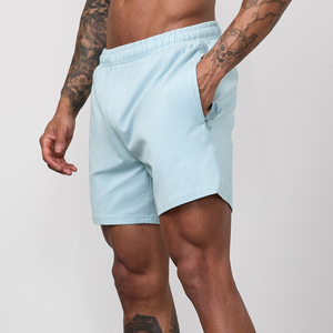 Men's Casual Gym Workout Shorts Stock Dry Fit Lightweight <b>Black</b> Canvas Sports Shorts Elastic Mid for Running Training - Product Image 1