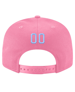 Gorra Snapback Rosa de 6 Paneles Personalizada 2026 de Gran Venta, Unisex Ajustable con Logotipo de Equipo Bordado en 3D, Tela de Lona para Cuatro Deportes - Product Image 2