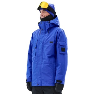 เสื้อแจ็คเก็ตสกีผู้ชายคุณภาพสูงแบบสั่งทำพิเศษ พร้อมฮาร์ดเชลล์ 3 ชั้น ฮู้ดถอดได้ คอตั้ง กระเป๋าหน้าอก-สำหรับการเดินป่าบนภูเขา - Product Image 4