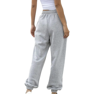 Pantalon de jogging personnalisé pour femmes Printemps Été Hiver Hip Hop Flare Sweat Baggy Jambe large Matériau en éponge française respirant Coupe ample - Product Image 2