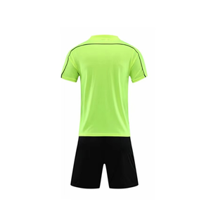 Maillot de football/soccer antibactérien respirant 100% polyester avec impression par sublimation, col en V, unisexe, manches courtes - Product Image 3